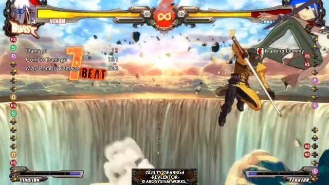 Venom vs Faust 6H whiff punish (237 dmg) смотреть онлайн