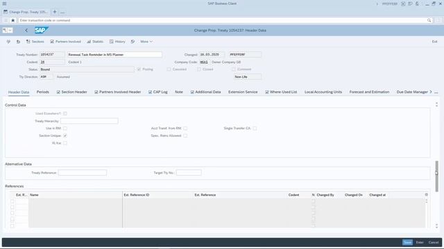 SAP Reinsurance Treaty Renewal Reminder Tasks in MS Office 365 Planner Using MS Graph API смотреть онлайн