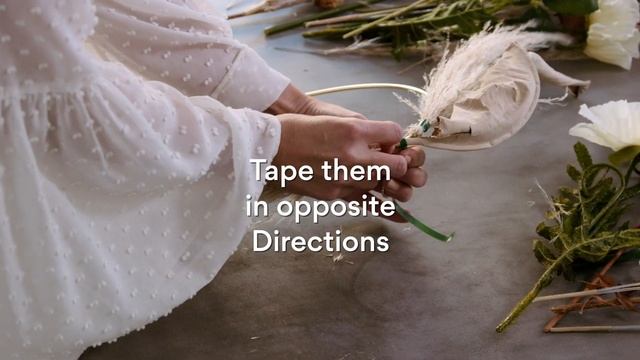 How To Make A Dried Flower Hoop Wreath смотреть онлайн