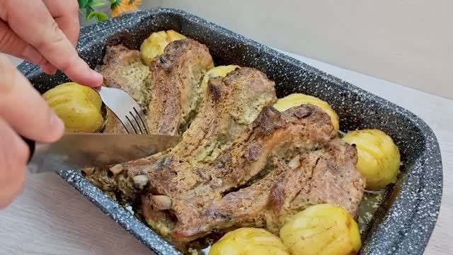 Готовлю бомбическое мясное блюдо на обед, думаю оно понравится всем_ смотреть онлайн