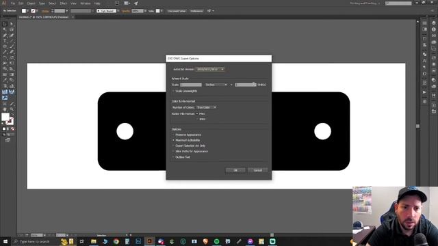 How to create a DXF in Adobe Illustrator and export it to Sheetcam the EASY WAY!!! смотреть онлайн