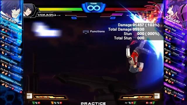 Chaos Code New Sign of catastrophe Hikaru advanced combos смотреть онлайн