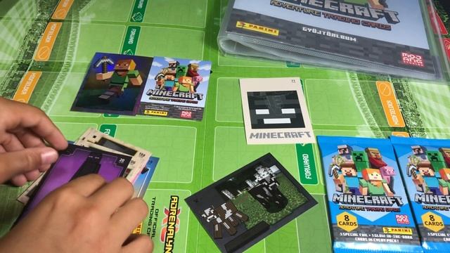 MINECRAFT Adventure Trading Cards PANINI MEGA STARTER PACK | Opening világitós kártyák| májnkráft x смотреть онлайн