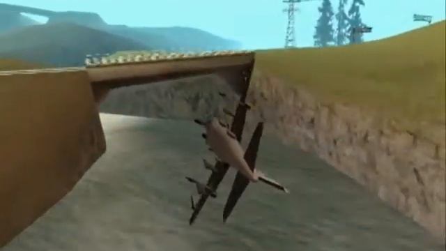 GTA San Andreas Hydra Stunt 3.mpg смотреть онлайн