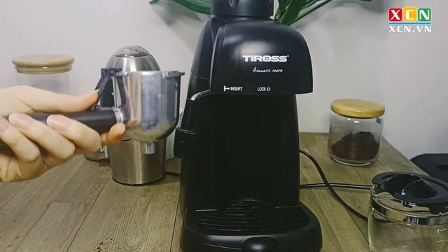 Máy pha cà phê Tiross TS620 800W: Máy pha cafe gia đình giá rẻ, pha cafe Espresso thơm ngon смотреть онлайн