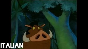 Timon & Pumbaa - The Lion Sleeps Tonight (1995) Multilanguage