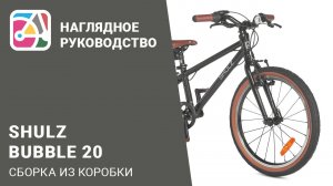 Сборка из коробки детского велосипеда SHULZ Bubble 20 на ременной передаче