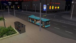 Вечерний стрим по Омси 2.  Новобобруйск 2.0 . Работаем по маршруту № 12 на МАЗе 203.069