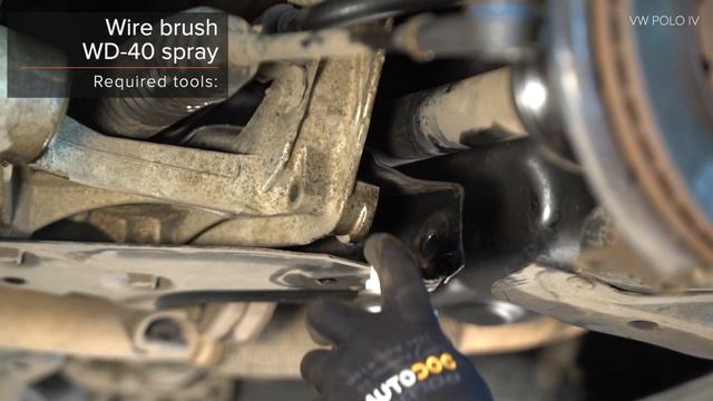 Kuinka vaihtaa etualatukivarsi / etutukivarsi VW POLO 4 (9N) -merkkiseen autoon [AUTODOC -OHJEVIDEO смотреть онлайн
