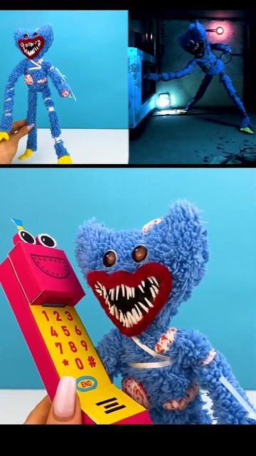 раненый Хаги Ваги & Олли из бумаги по игре Поппи Плейтайм 4 смотреть онлайн