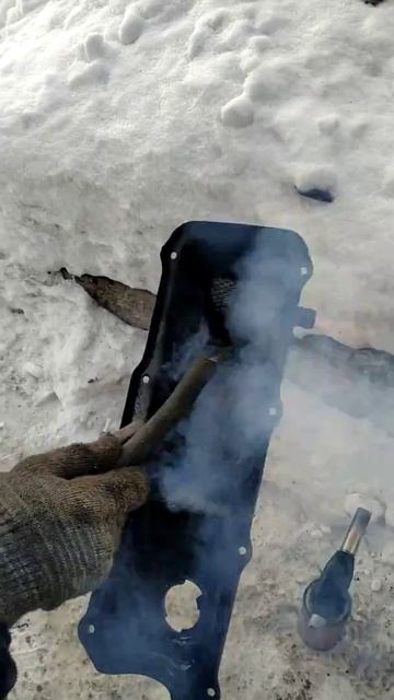 Прожигаем крышку клапанов Пассат б3 смотреть онлайн