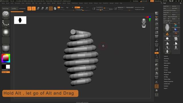 آموزش مقدماتی تا پیشرفته Zbrush - (قسمت دوم) -Navigation, Zoom in & out смотреть онлайн