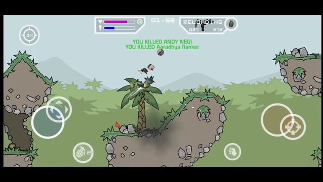 FINALLY DUAL UZI UNLOCK + GAMEPLAY IN MINI MILITIA 😍 смотреть онлайн