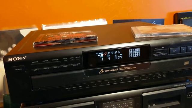 Sony CDP-CE305 5-Disc Carousel CD Compact Disc Player Tested & Working No Remote смотреть онлайн