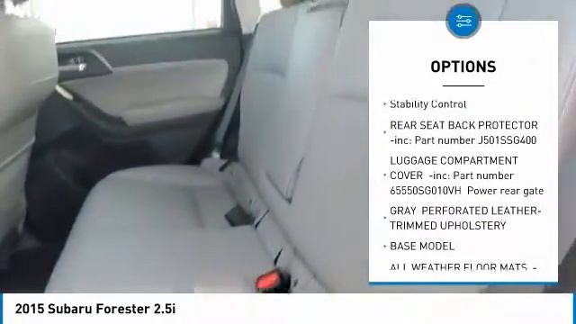 2015 Subaru Forester 43812A смотреть онлайн