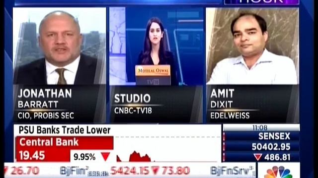 Mr Amit Dixit Edelweiss Tel CNBC TV18 Trading Hour 22 Feb 2021 смотреть онлайн
