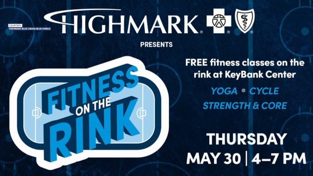 Highmark Blue Cross Blue Shield hosts 'Fitness on the Rink' at the Keybank Center смотреть онлайн