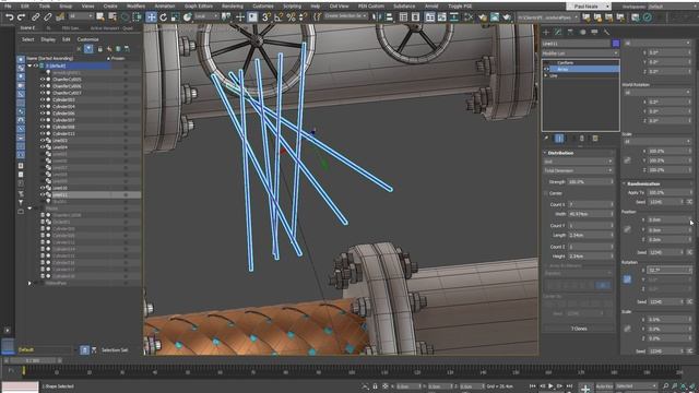 3DSMax 2024.2+ Procedural Static Electricity смотреть онлайн