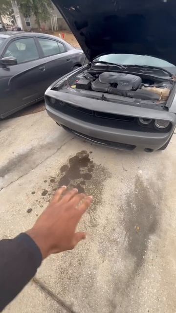 950 HP DODGE CHALLENGER SRT HELLCAT OIL LEAKING смотреть онлайн