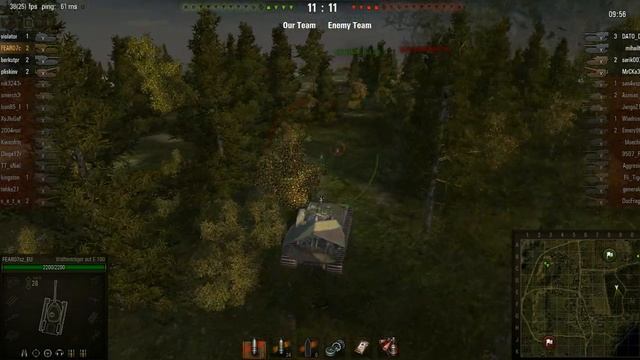 World of Tanks - Waffenträger auf E100 - Test server смотреть онлайн