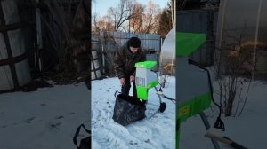 Мульча из толстых веток