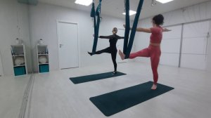 Открытый урок по аэройоге