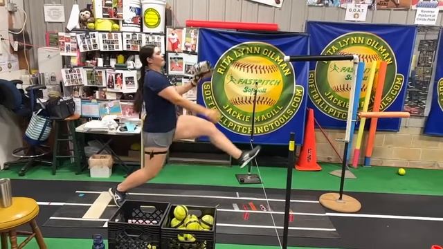 Pitching Practice: Leg String and Face Post at Rita Lynn Gilman's July 2022 смотреть онлайн