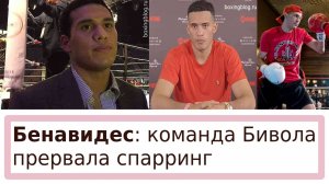 БЕНАВИДЕС ВСПОМИНАЕТ: ЛЮДИ БИВОЛА ПРЕРВАЛИ СПАРРИНГ