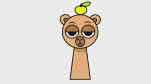 Как легко нарисовать капибару в стиле Sprunki