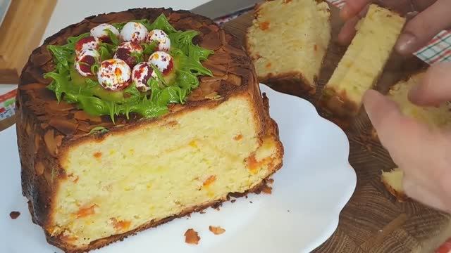 ТВОРОЖНЫЙ КУЛИЧ БЕЗ ЗАМОРОЧЕК смотреть онлайн