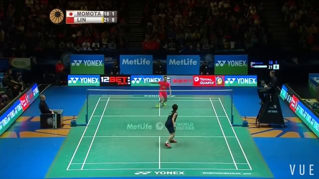 Highlights Badminton - Lin Dan VS Momota.