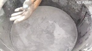 Asmr- Super Duper soft dusty sand cement dry water 💦 crumbling 🎉HBD Gurnoor, Yakshi & Usmaan 🎂