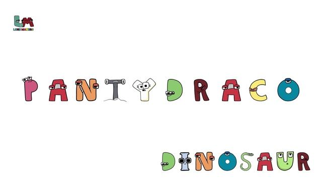 "Pantydraco" | ALPHABET LORE #dinosaurs смотреть онлайн