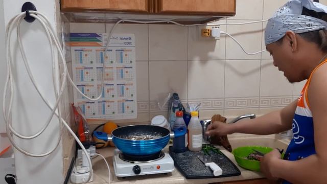 Spicy Fried Dilis Mixed With Soy Sauce, Vinegar, Tomato And Onion