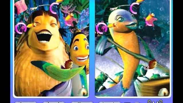 Shark Tale Similarities - gameplay speedrun (Flash) смотреть онлайн
