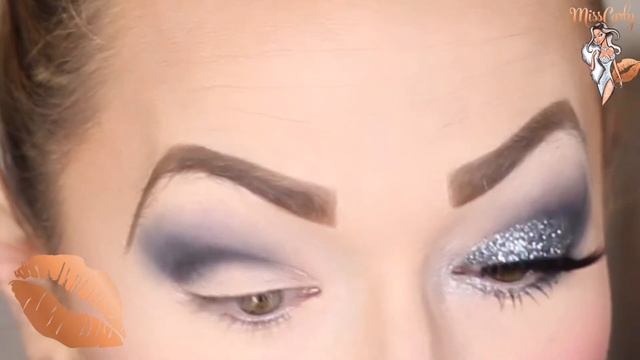 ✨How To: Glitter Eye Make-Up Tutorial ✨ Essence / NYX | Holiday! EASY! смотреть онлайн