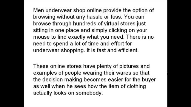 Online men underwear stores Offering you the best deals смотреть онлайн