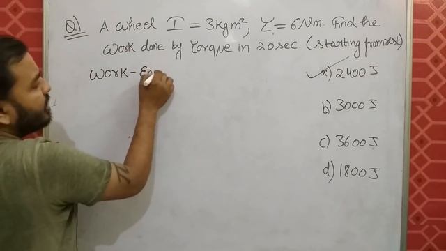Rotational Motion 10 || Kinetic Energy of a Rotating Body | Work Done By Torque IIT JEE MAINS / NEE смотреть онлайн