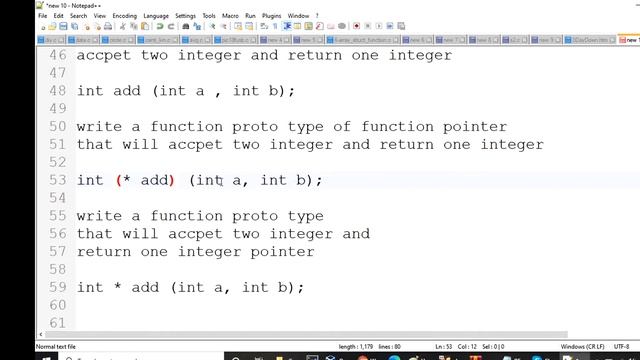 Function Pointer in C | Function pointer calculator program смотреть онлайн