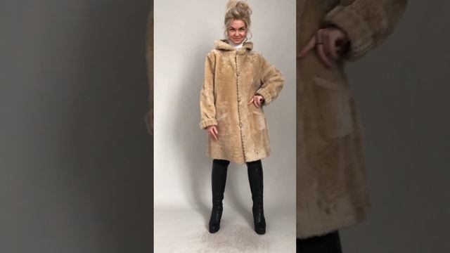 Шуба женская натуральная двухсторонняя купить за 7500 ₽ на сайте furprice.ru р.48-50 /11529/ смотреть онлайн