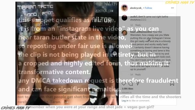 Taran Tactical Precious Incident, With Commentary, From My Bat Soup Video