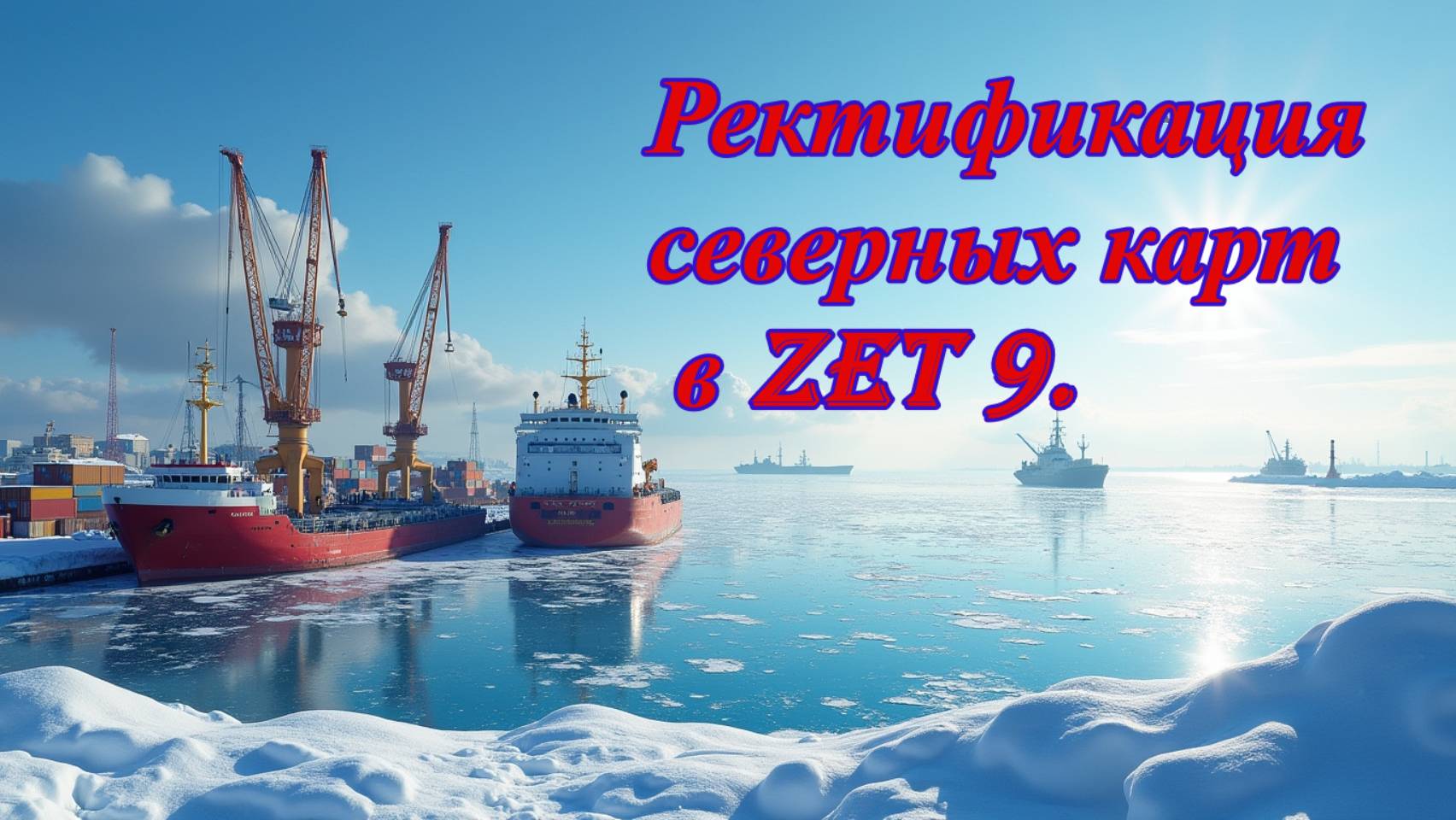 Ректификация северных карт в Zet 9. смотреть онлайн