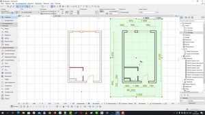 Размеры в Архикад. Настройка и параметры размеров. Как проставить размеры на обмерный план интерьер