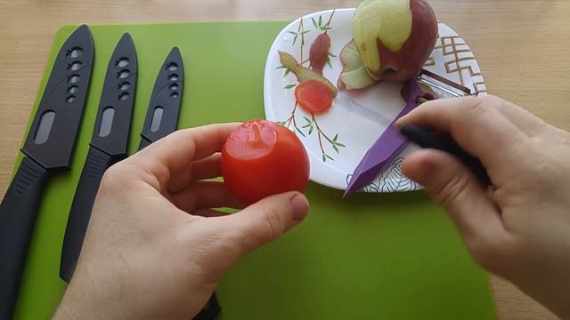 Распаковка посылки из Aliexpress, Набор керамических ножей,часть 2(Эксплуатация) смотреть онлайн