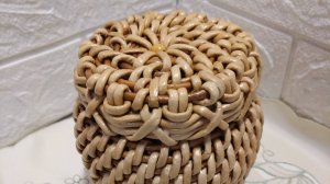 Баночка ажурная  Оплетаю бумажной лозой обычную стеклянную баночку с крышкой