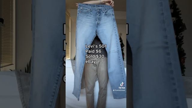 What sold today as a thrift reseller #reselling #reseller #thrifting смотреть онлайн