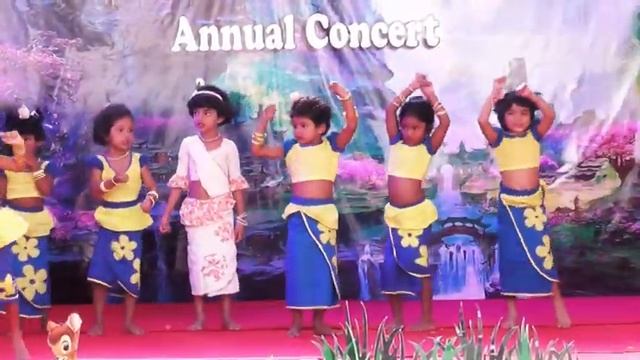 sacred heart pre - school Annual concert 2018 - ran giri giri gigiri wa;lalu смотреть онлайн