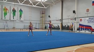 ЖП 1 юношеский, Бессонова Мария - Горбунова Елизавета, МАУДО ДТДиМ, Комбинированное упражнение