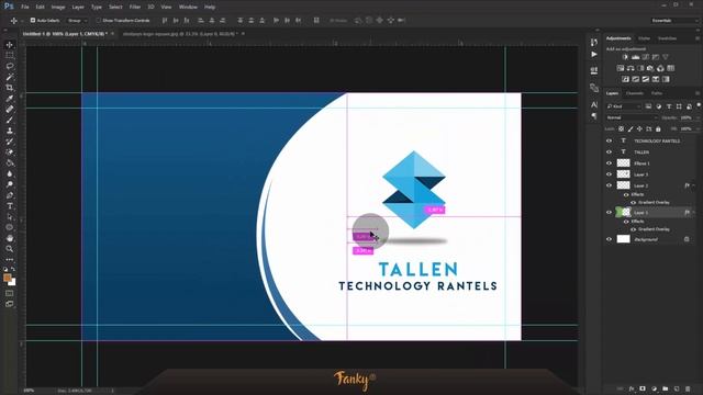 How To Create Your Own Business Card Using Photoshop смотреть онлайн