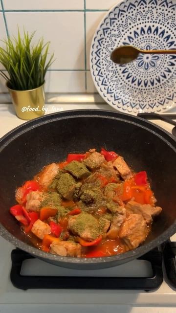 Блюдо Чашушули из свинины по грузински рецепт